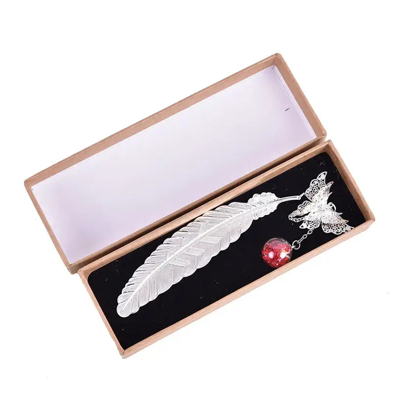 Marque page Plume papillon - Marque-page