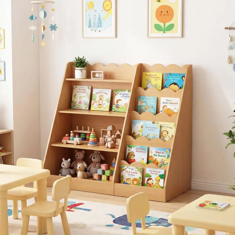 Étagère à livres pour enfant dans une chambre