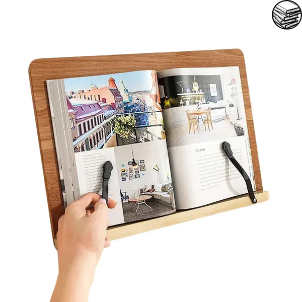 Porte Livre Bois Elégant