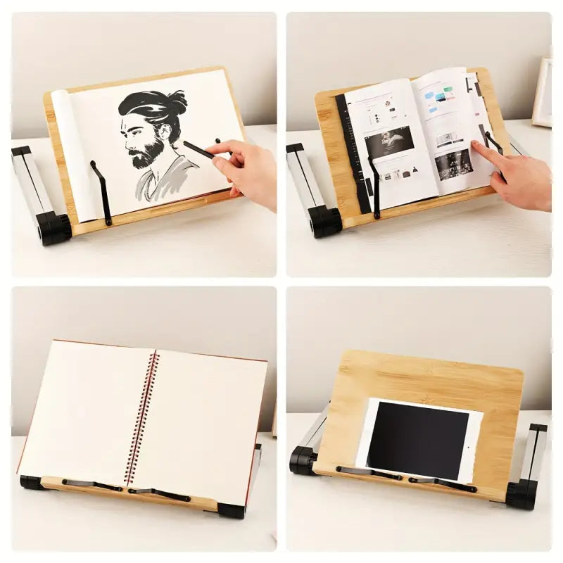 Porte Livre en Bois sur Pied - Porte Livre