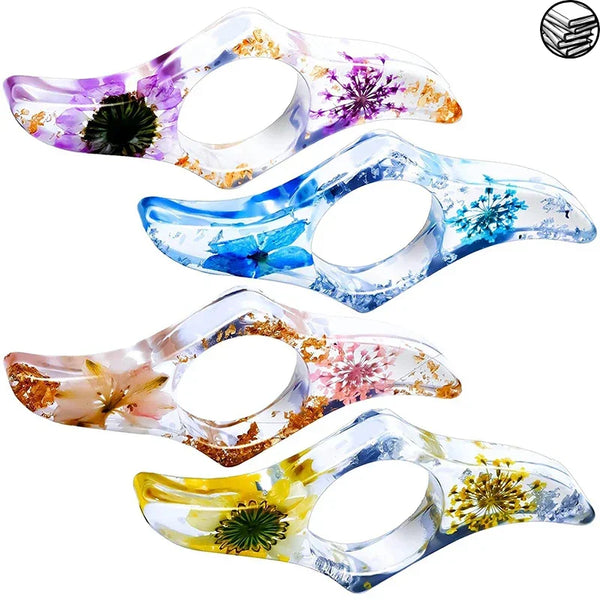 Porte Page Fleur Transparent