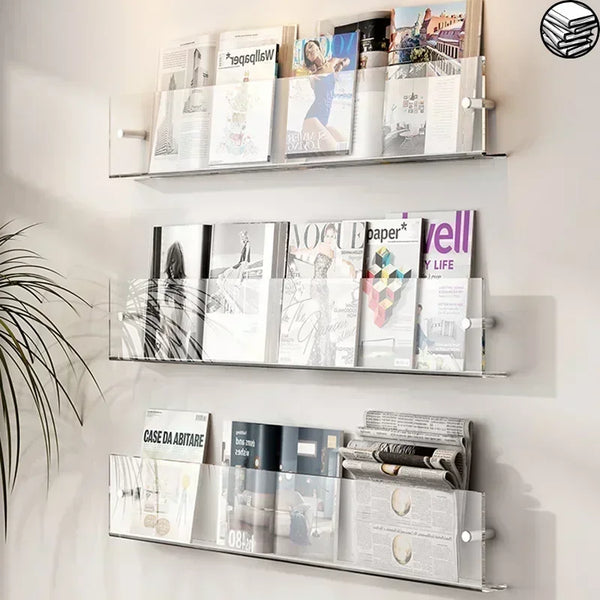 Porte Revue Murale Transparent