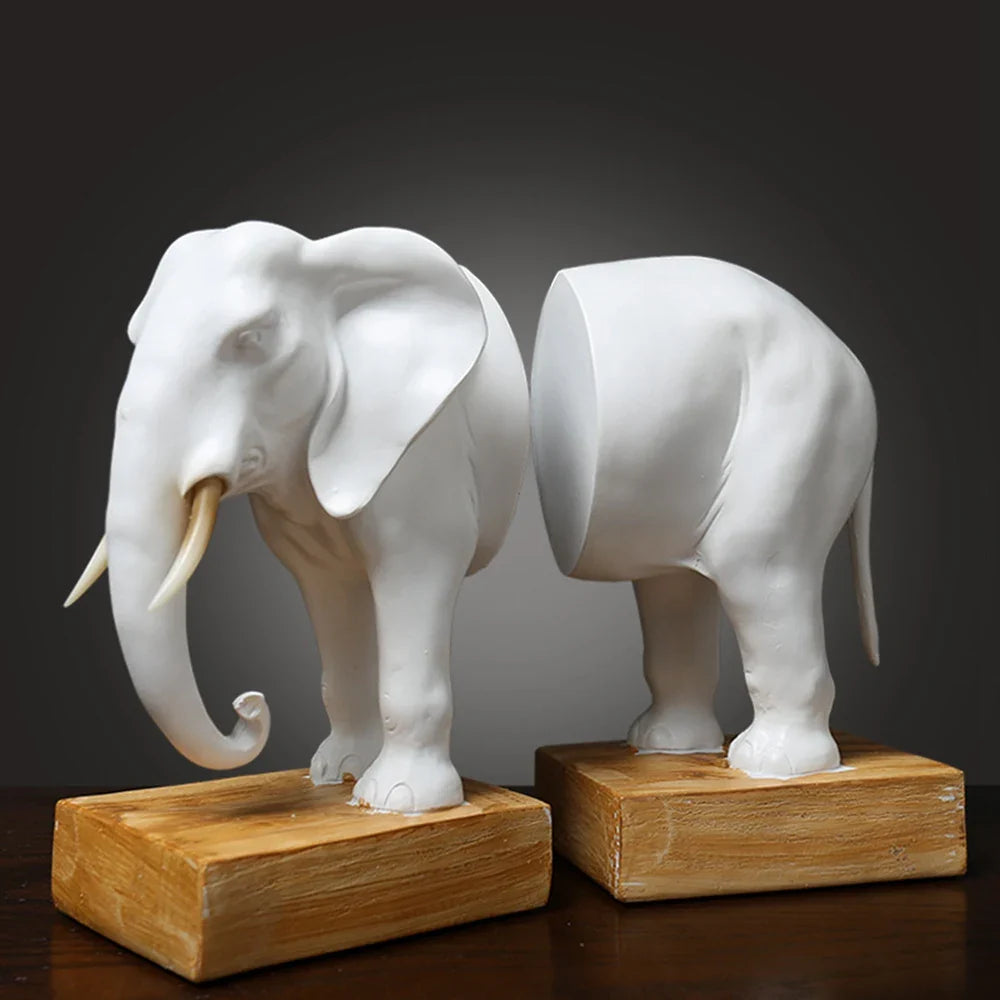 Serre livre bois éléphant
