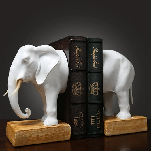 Serre livre bois éléphant