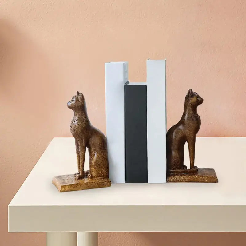 Serre Livre chat égyptien - Serre livre
