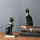 Serre Livre chat égyptien rétro - Serre livre