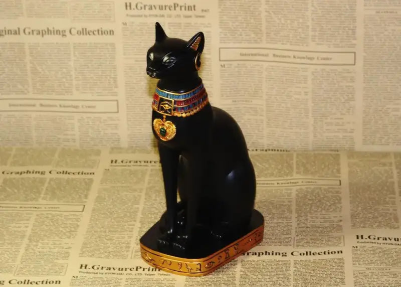 Serre Livre chat égyptien rétro - Serre livre