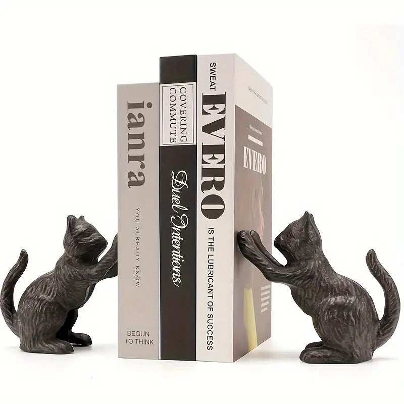 Serre Livre Chat Vintage - Serre livre