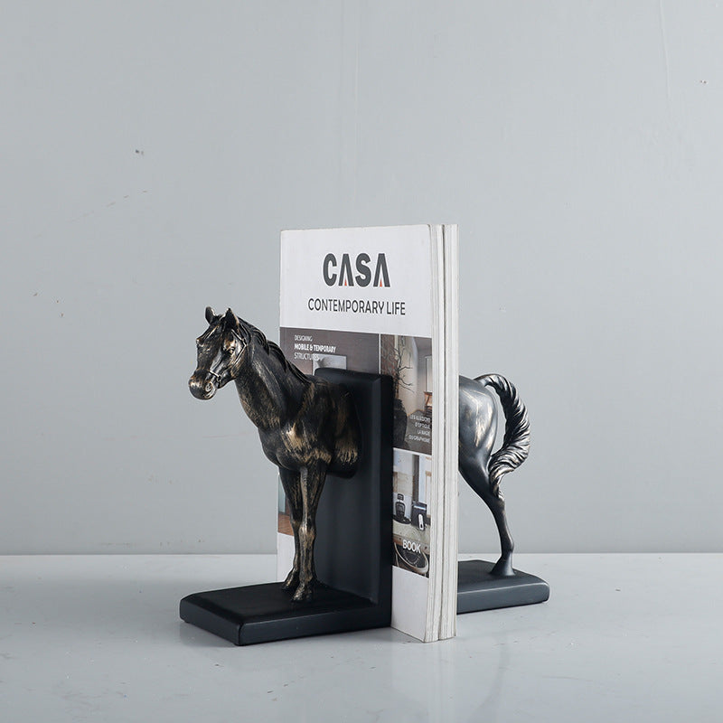 Serre-Livre - Cheval contemporain - Bookends set - Serre Livre