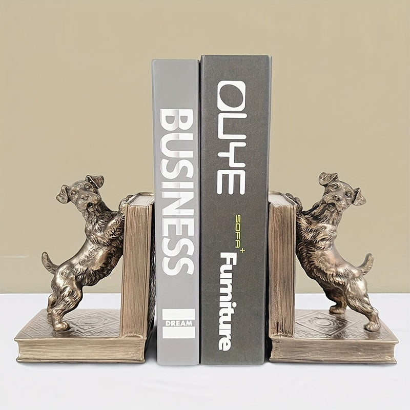 Serre-Livre - Chien - Bronze - Serre Livre