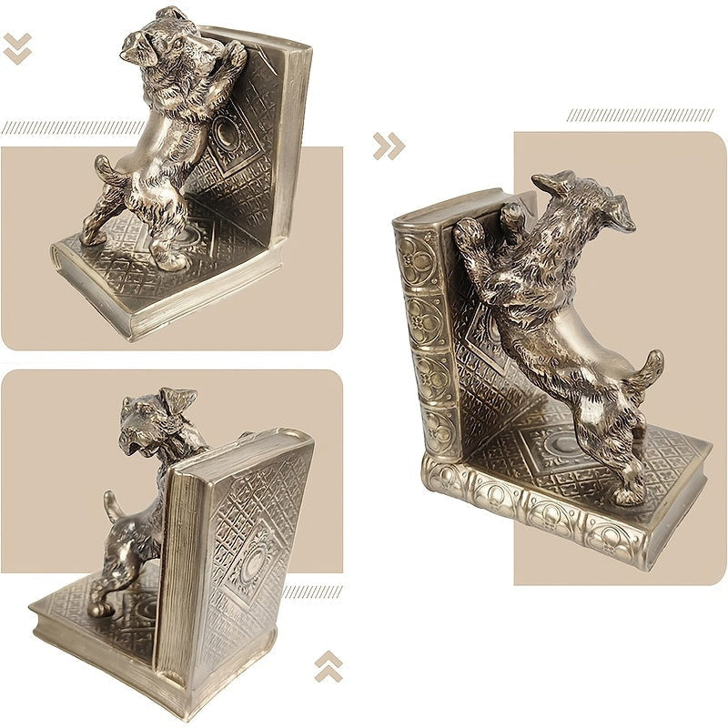 Serre-Livre - Chien - Bronze - Serre Livre