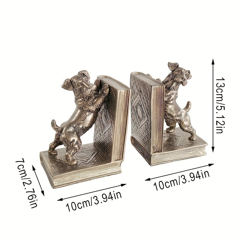 Serre-Livre - Chien - Bronze - Serre Livre