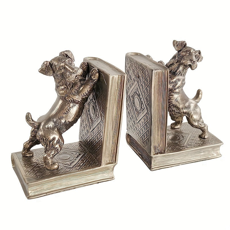 Serre-Livre - Chien - Bronze - Serre Livre