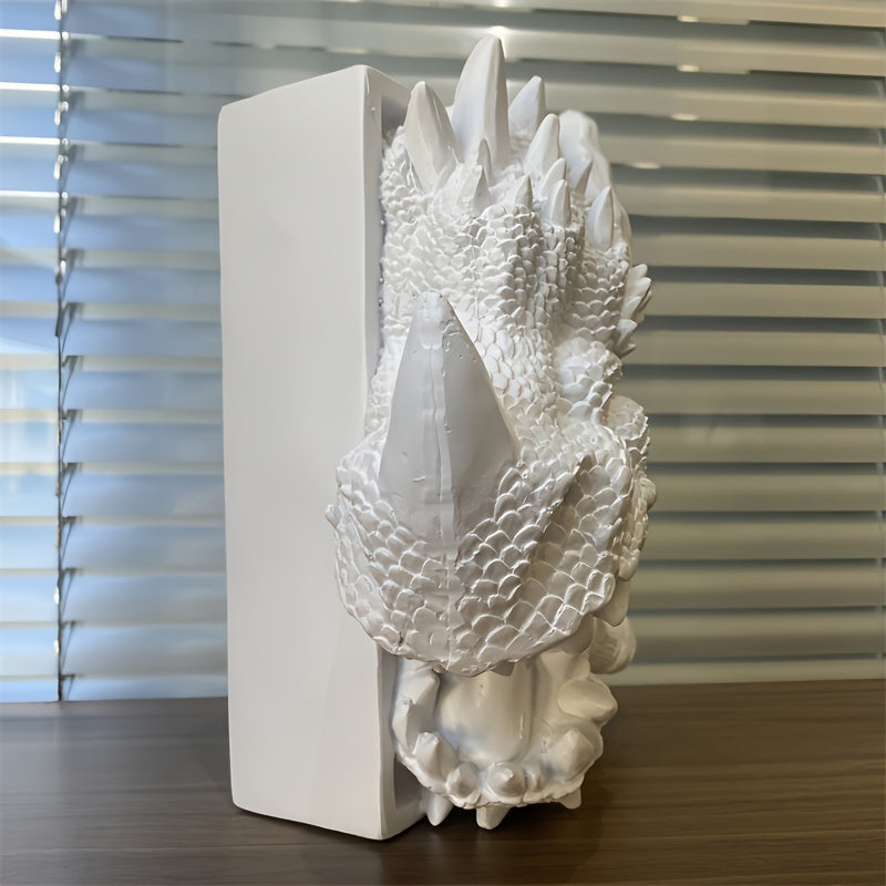 Serre-Livre - Dragon Blanc décoration - White eyes blue eyes - Serre Livre