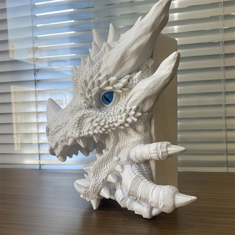 Serre-Livre - Dragon Blanc décoration - White eyes blue eyes - Serre Livre