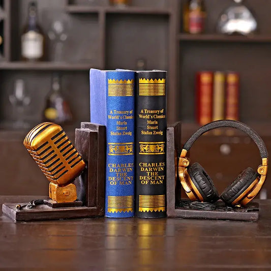Serre Livre musique rétro - Serre livre