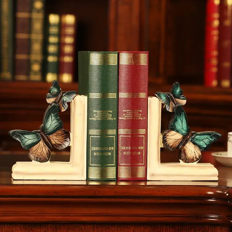 Serre Livre papillon vintage - Serre livre