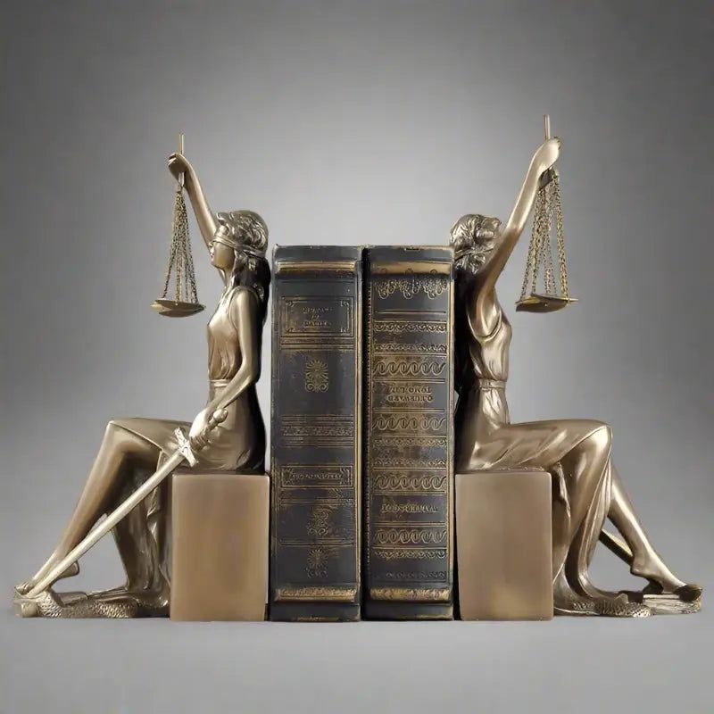 Serre Livre statue Justice - Serre livre
