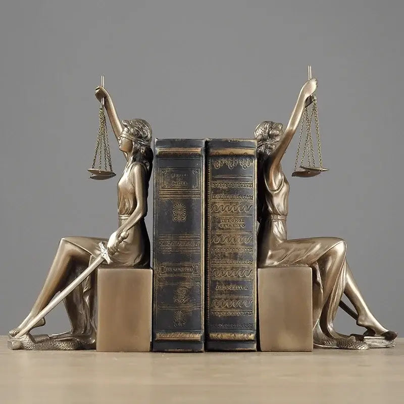 Serre Livre statue Justice - Serre livre